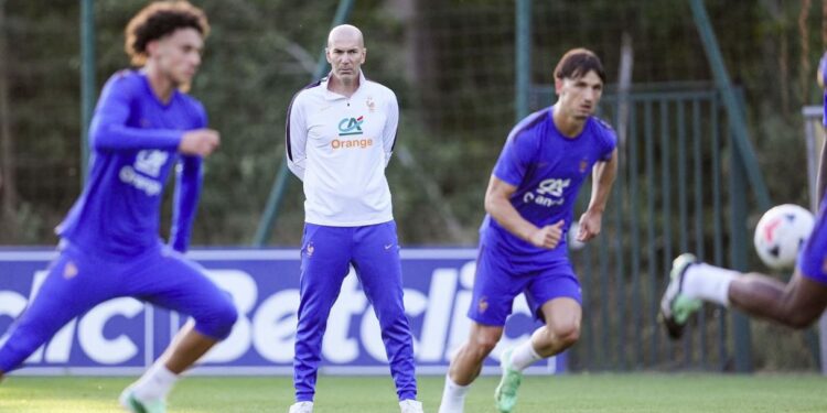 Zidane prepara a la selección francesa para los próximos partidos de Liga de Naciones