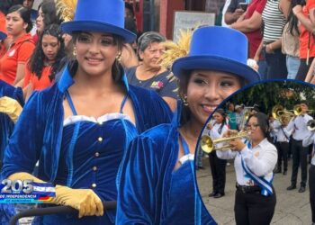 ¡Ambientazo! Con fervor patrio, desfilan centros educativos de Comayagua, Siguatepeque y otros municipios de la zona central