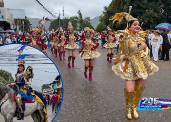 ¡Belleza y orgullo nacional en El Paraíso! Guapas palillonas ponen el toque especial a los desfiles de este 15 de septiembre en Danlí y otros municipios