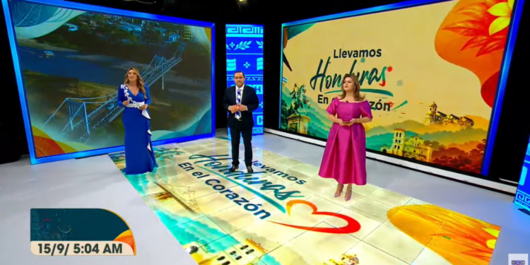 ¡Con Honduras en el Corazón! Arranca megatransmisión de HCH en el 205 Aniversario de Independencia Patria