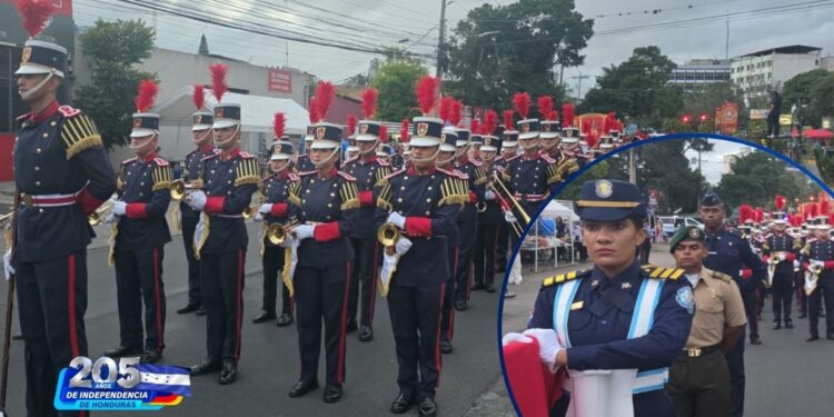 ¡Arrancan los Desfiles Patrios! Con patriotismo y solemnidad, academias policiales y militares abren el paso en Tegucigalpa