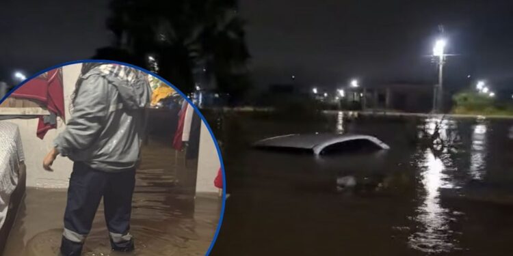 ¡Desastre! Decenas de evacuados tras inundaciones por desborde de quebradas en Santa Bárbara