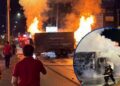 ¡Desgracia vial! Un motociclista muerto tras brutal choque seguido de incendio en Siguatepeque