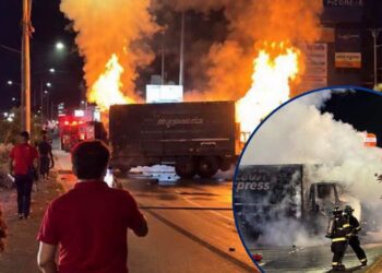 ¡Desgracia vial! Un motociclista muerto tras brutal choque seguido de incendio en Siguatepeque