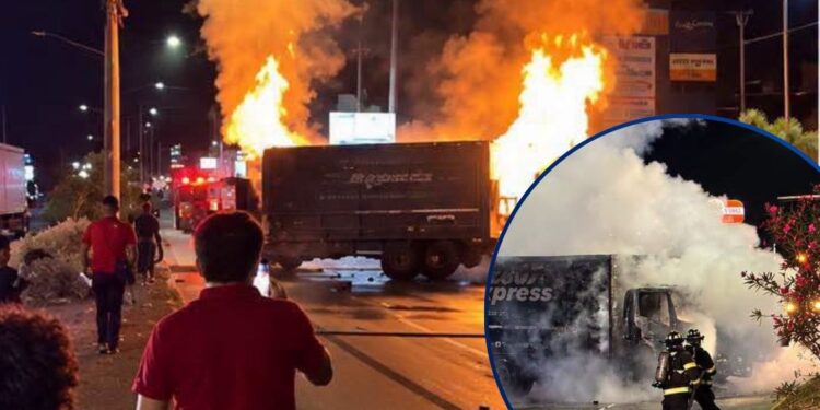 ¡Desgracia vial! Un motociclista muerto tras brutal choque seguido de incendio en Siguatepeque