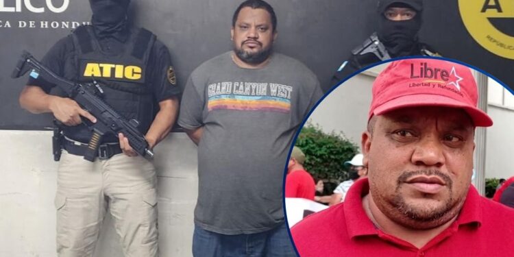 ¡Por delitos electorales! Capturan al dirigente de Libre Melvin Ceballos
