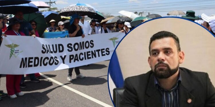 ¡Sin pelos en la lengua! Viceministro llama “secuestro” a la huelga médica y acusa toma de hospitales
