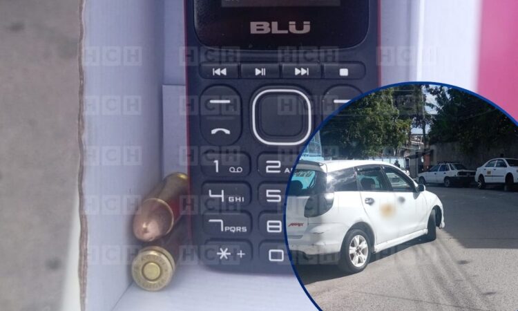 ¡Terror! Dos balas y un celular extorsivo paralizan los taxis del barrio El Bosque