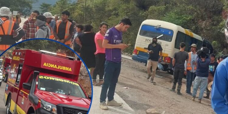 ¡Tragedia! Un muerto y dos heridos al accidentarse bus desenfrenado en carretera a oriente