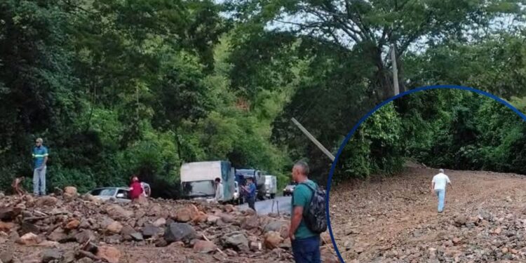¡Yoro queda incomunicado con SPS! Derrumbe bloquea la RN23 tras fuertes lluvias