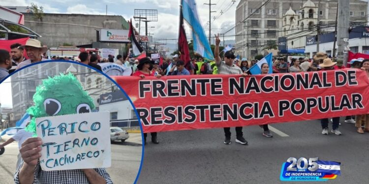 ¿Cuál independencia? ¡Fuera Trump, fuera la racha!, la consigna de LIBRE este 15 de septiembre