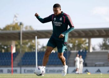 Kylian Mbappé reaparece en Valdebebas: Entrena en solitario y apunta al duelo contra el Villarreal
