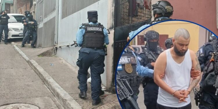Capturan a “El Atrevido”, supuesto integrante de la Pandilla 18, en barrio Villa Adela