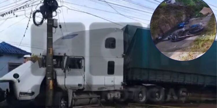 ¡MORTAL IMPACTO! Motociclista fallece tras chocar contra una rastra en Puerto Cortés