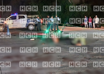 ¡Ataque en marcha! Acribillan a pareja que se conducía en motocicleta rumbo a Zamorano