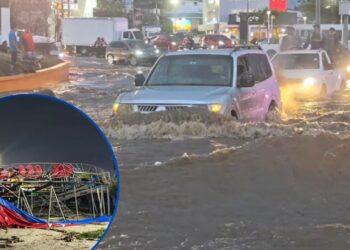 Fuertes lluvias convirtieron las calles sampedranas en “caudalosos ríos” | Móvil Emergencia SPS