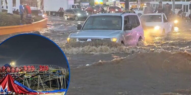 Fuertes lluvias convirtieron las calles sampedranas en “caudalosos ríos” | Móvil Emergencia SPS