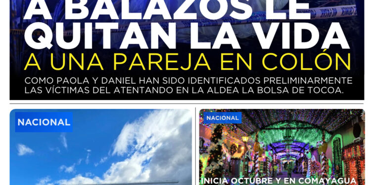 Portada HCH jueves 1 de octubre 2026 Edición Matutina