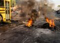 “Ya no aguantamos”: Transportistas bloquean la CA-5 en Cortés por “trancazos” a los combustibles