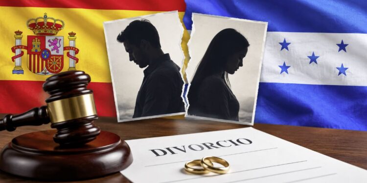 ¿Me puedo divorciar si estoy en España y mi pareja en Honduras?