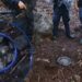 ¡Al estilo Escobar! Hallan más de 8 mil dosis de cocaína y crack enterradas en caleta en Nacaome