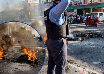 ¡Les duró poco! Antimotines desarmaron protesta de transportistas en la CA-5, Villanueva