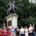 ¡Muchos disfrutan el feriado, pero pocos recuerdan la fecha! Solo los liberales se acordaron hoy del natalicio de Francisco Morazán